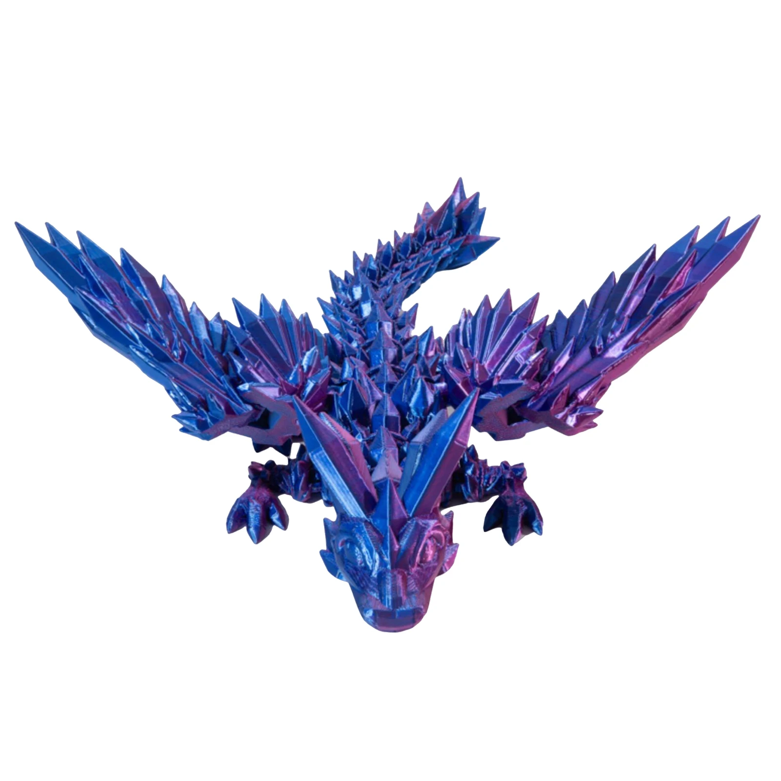 3D Printed Wings Dragon Fidget Creative Craft Tabletop Statue Toy for Living Room Coffee Table