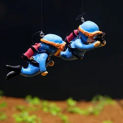 Kawaii Resin Frogman Aquarium Ornaments Interesting Floating Decoration Artificial Mini Diver Fish Tank Aquarium Accessories