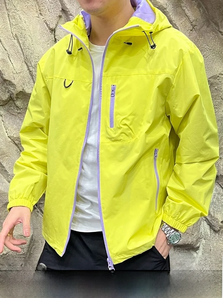 

Outdoor Mountain Series 3D Tailoring Tech Ткань с капюшоном Мягкий ell Jaet Ветрозащитный молодежный Sle Полиэфирное волокно Весна Осень