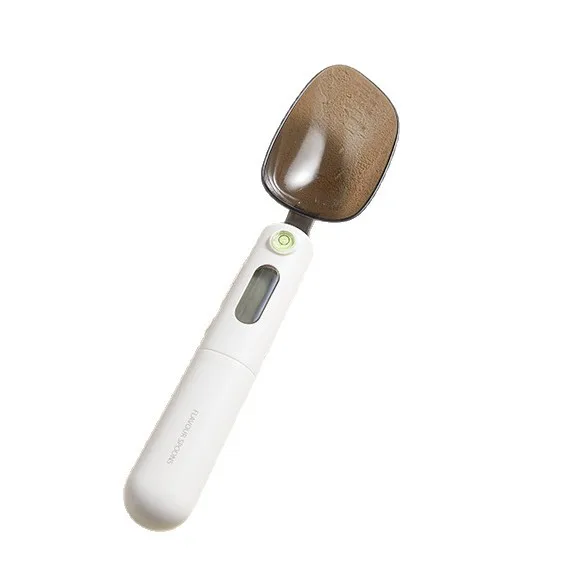 Xl measuring spoon scale with graduations - rechargeable, accurate digital feeding scale for pets (cat & dog food)