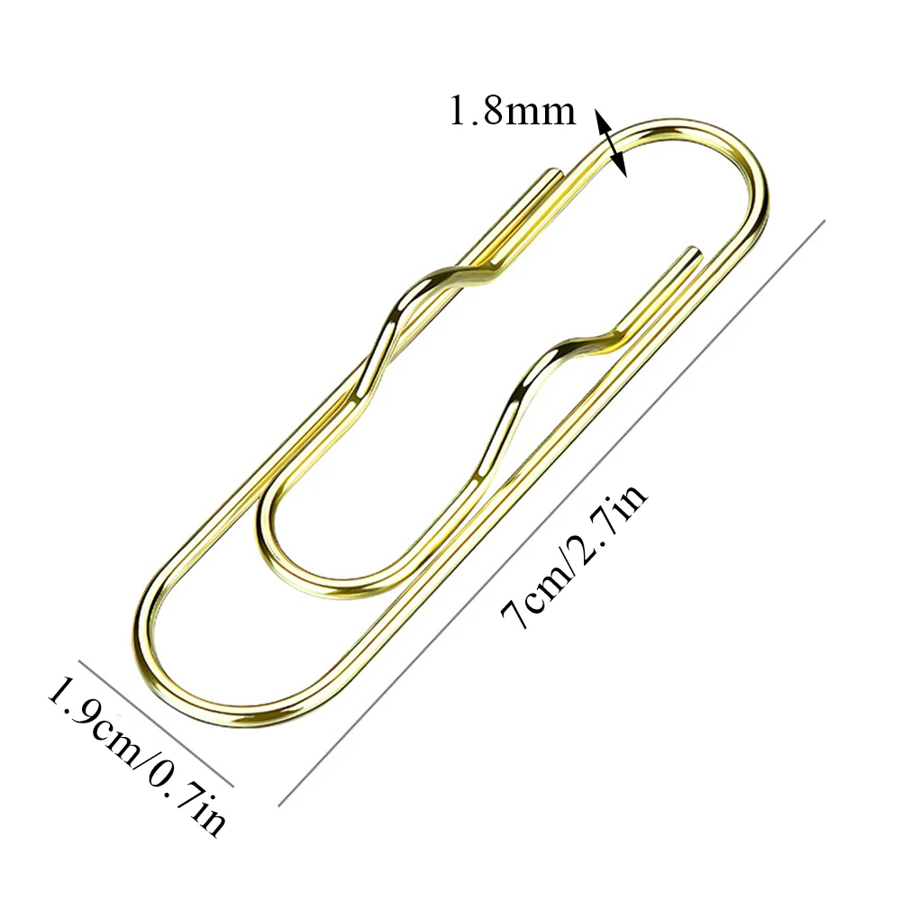 Multifuncional Metal Pen Holder Clips, Fix Papel, Clip, Fivela, Pin Notebook, Jornal, Documento, Acessórios de bolso, 3pcs