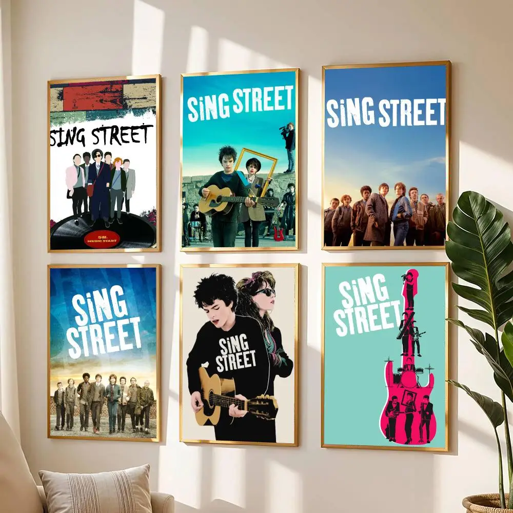classic movie S-Sing Street-T Painting Calligraphy Boho Botanical Decor for Living Room  Elegant Home Style