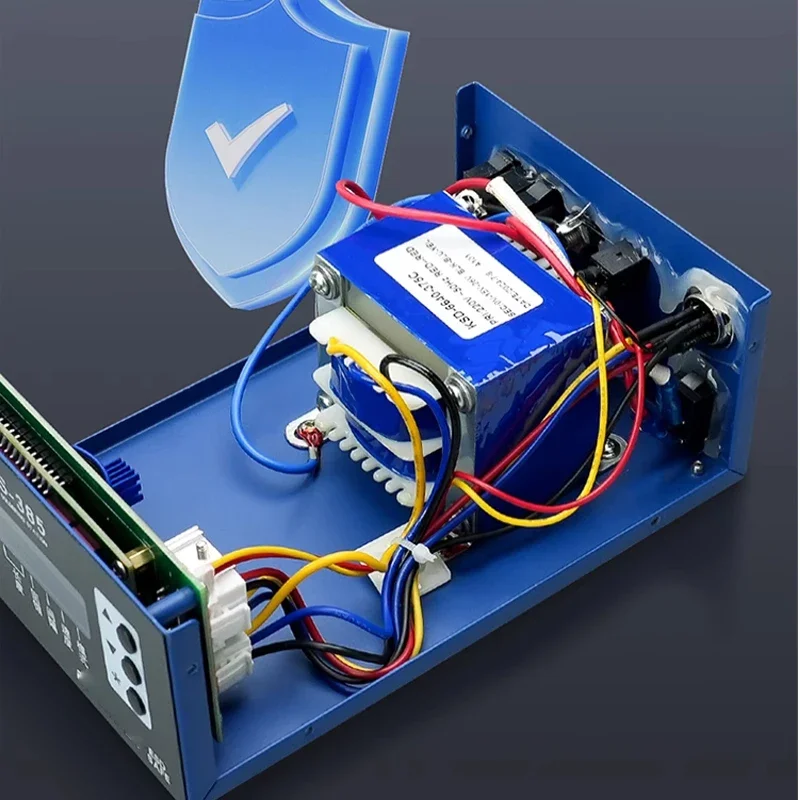 ASS-385A 385B Digital Display Fully Automatic Soldering Machine 75W Foot pedal Type Automatic Tin Feeding BGA Soldering Station