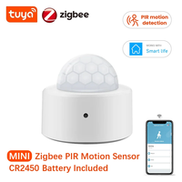 Tuya Zigbee Human Motion Sensor Smart Home Mini PIR Motion Sensor Infrared Detector Security Smart Life Works With Alexa Gateway