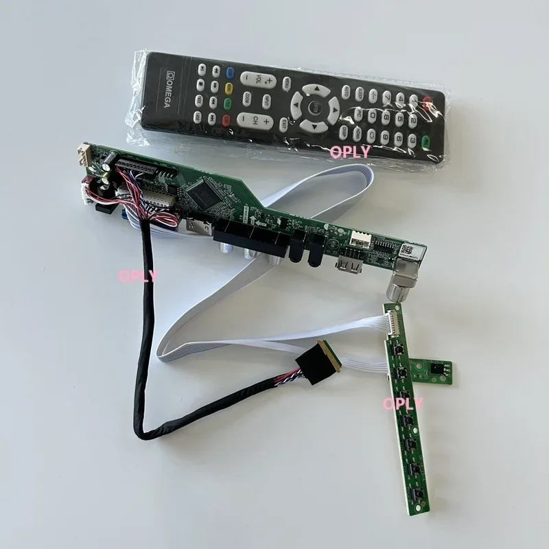 

For AUO B173RW01 B173RW01 V0 B173RW01 V3 1600X900 17.3" HDMI-compatible TV Controller board kit RF USB AV VGA Screen monitor