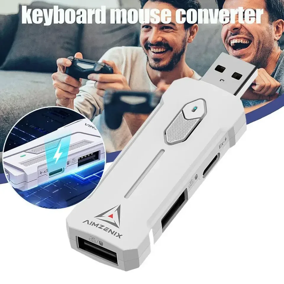 PC用ゲームコントローラー・コンバーター AX200 PRO PC Gaming K&M Adapter Aimzenix AX200 PC Gaming K&M Converter/Adapter/App Customization