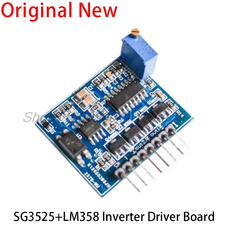 5PCS SG3525 plus LM358 inverter driver board high frequency machine high current totem frequency adjustable (12V24V)