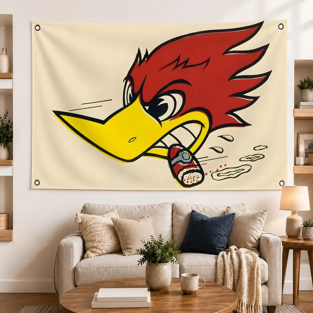 logo Mr h-Horsepower C-Clay Smith Cams Flags Horizontal High Density Knitted Fabric European Simple For Outdoor Indoor Use