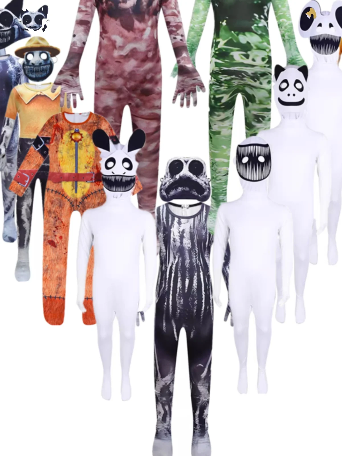 

Zoonomaly деформированный зоопарк косплей костюм Хэллоуин монстр Adstrator наряд полиэфирное волокно женский этнический сценический костюм