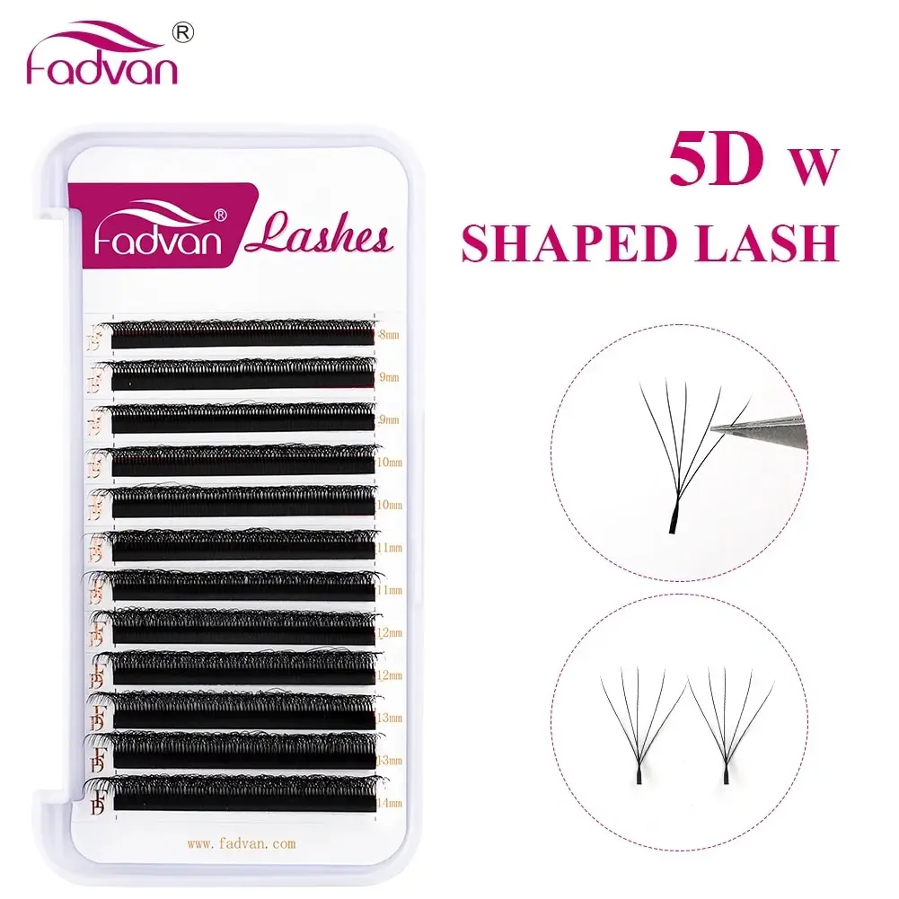 Fadvan Eyelashes W 3D 4D 5D Eyelash Extension W Novelty Hybrid Volume Make-up