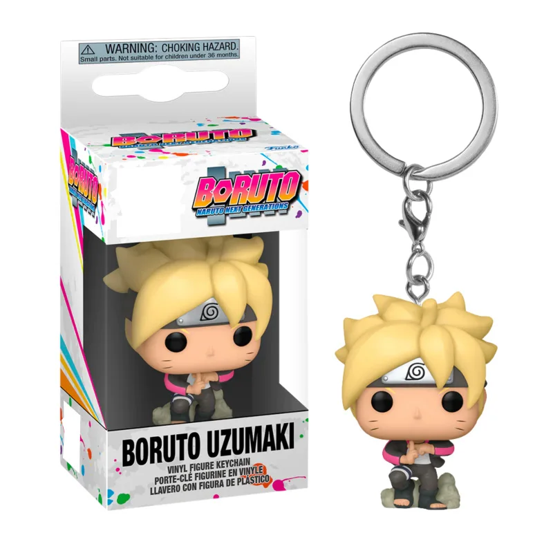 Llaveros de Naruto, figuras Kawaii de Boruto, Uzumaki, Kakashi, Sasuke, Kurama, decoración de mochila de coche, juguetes colgantes, regalos para