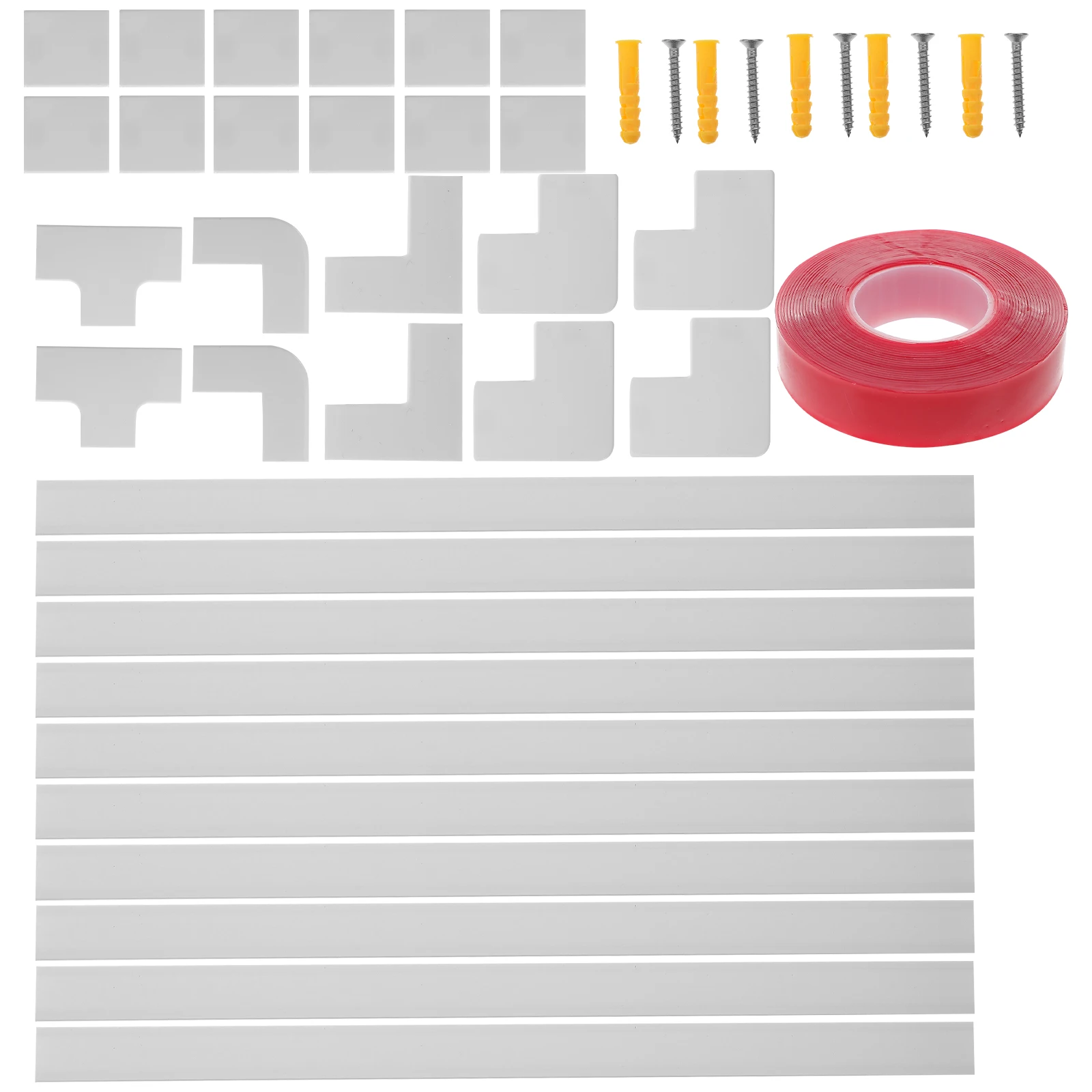 

PVC Cable Cover Channel Self Adhesive Cord Hider Wire Organizer Kit Flame Retardant Durable Home Office Storage Solution