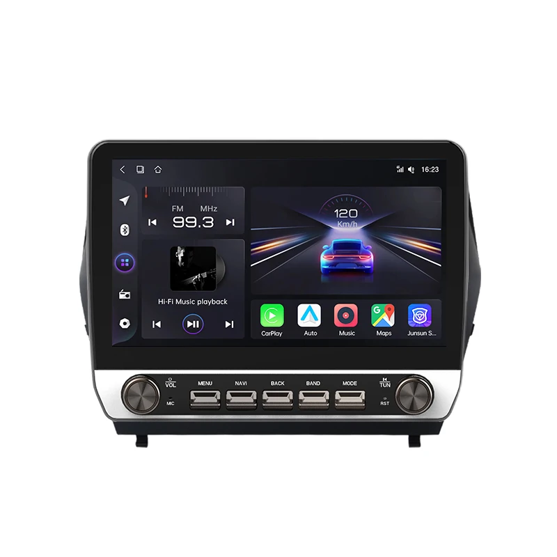 Junsun 10.1 "Knoppen Draadloze Carplay Android Auto Radio voor Hyundai Tucson 2 ix35 2009 2010-2015 Bluetooth GPS Navi 4G DSP - afbeelding 2