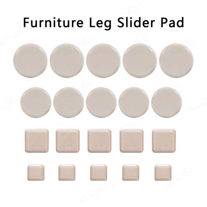 4Pcs Table Chair Leg Sliding Block Furniture Slider Pads Anti Scratch Easy Move Heavy Furniture Leg Mat Thickened Moving Pads