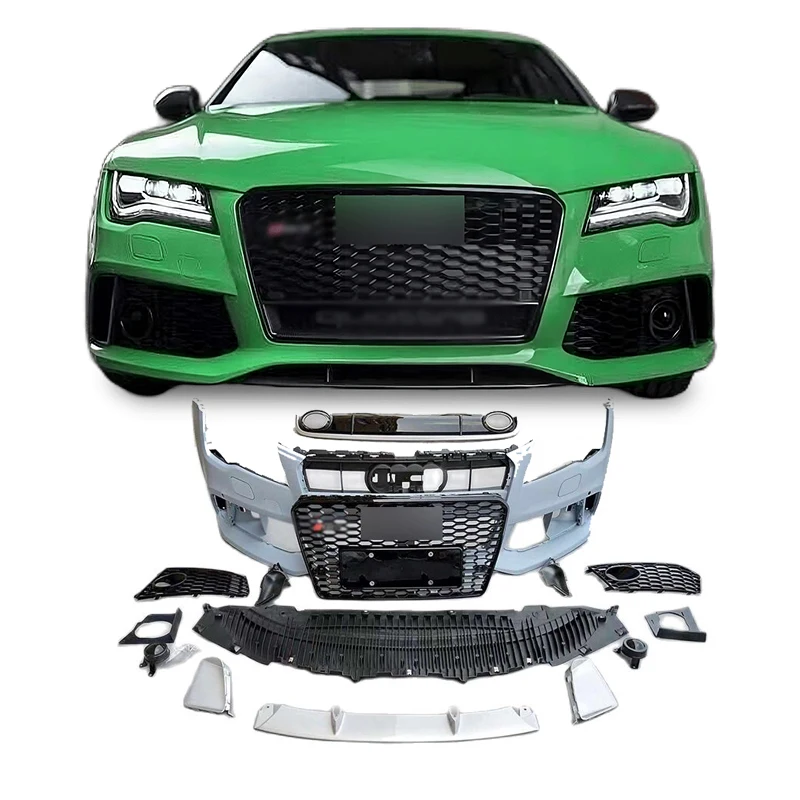 

front grill bumper rs7 conversion body kits for audi a7 bodykit