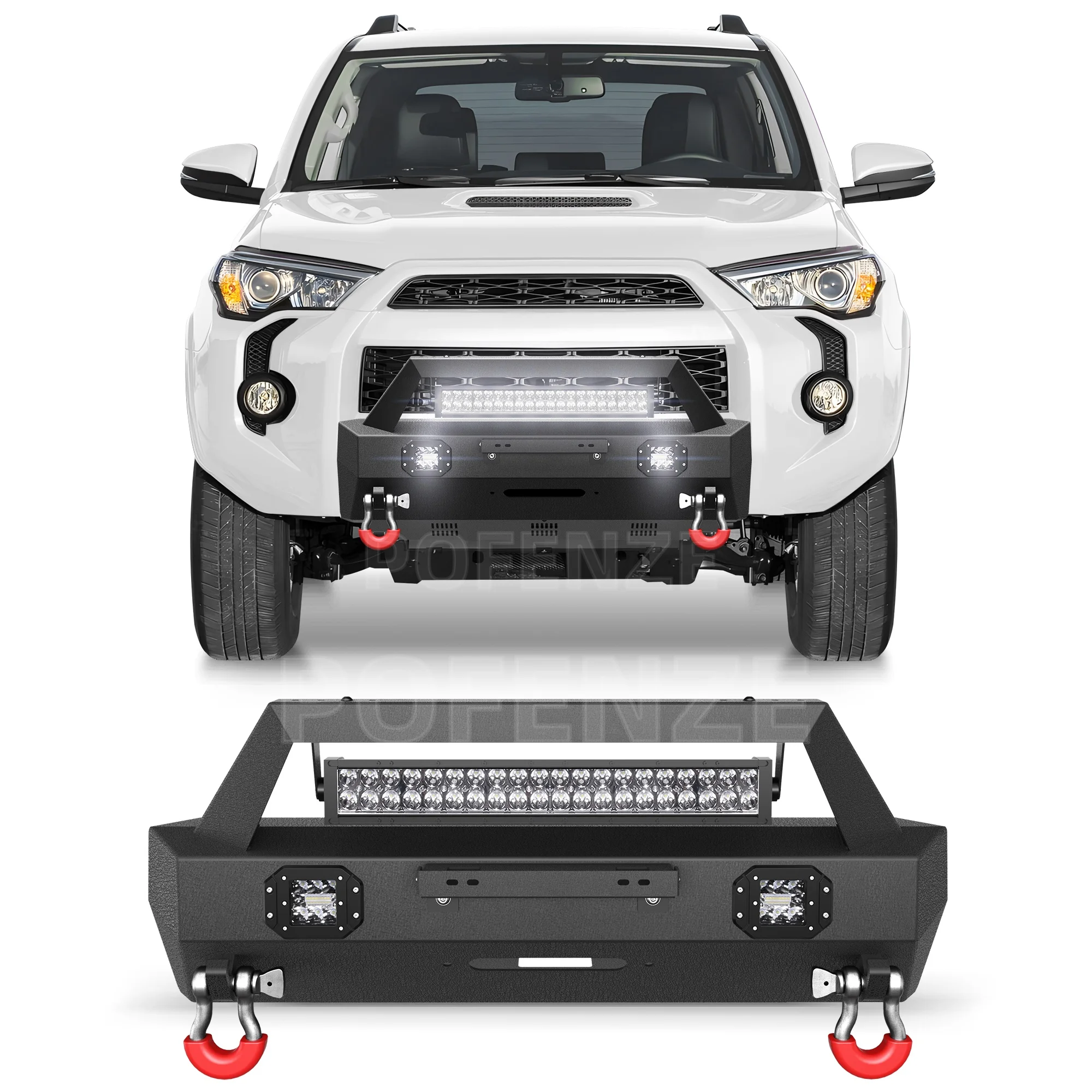 

Front Bumper Compatible with 2010-2023 Toyota 5th Gen 4Runner (Not fit 2010-2013 SR5)