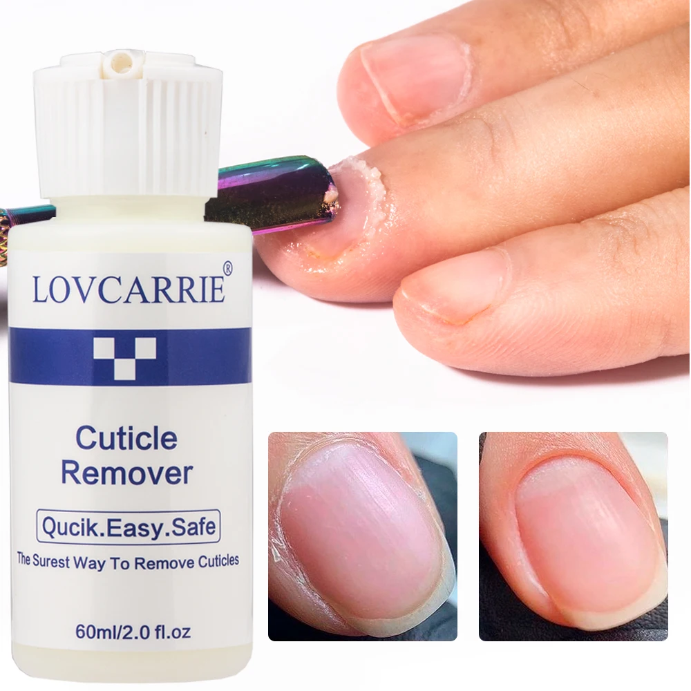 LOVCARE-Líquido Removedor de Cutículas Profissional, Amaciante de Cutículas, Produtos Anti-Bard para Manicure, Reparação de Pedicure, 60ml