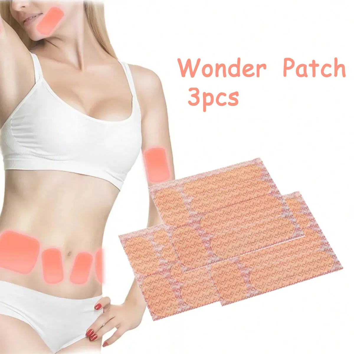 

3PCS/3sheet Leg Patches, Herbal Navel Patch Body Shaping Patchs,Body Applicator Pack, Body Patches, Portable Patchs