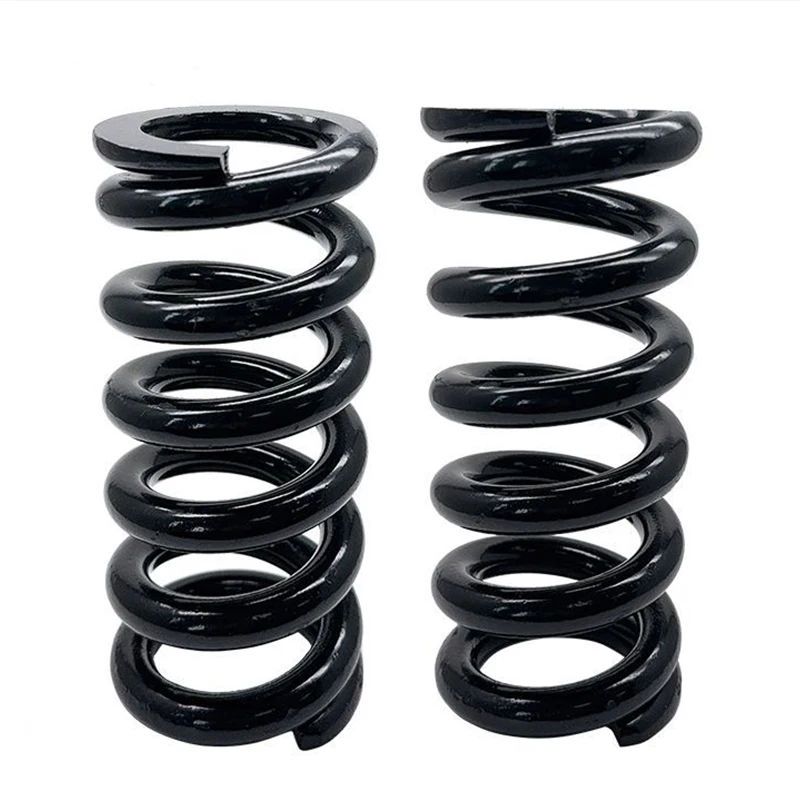 Creamily 1PCS Black Shock Absorbing Heavy Duty Large Big Coil Compression Spring Wire Diameter=8mm OD=38-70mm Length=50-150mm