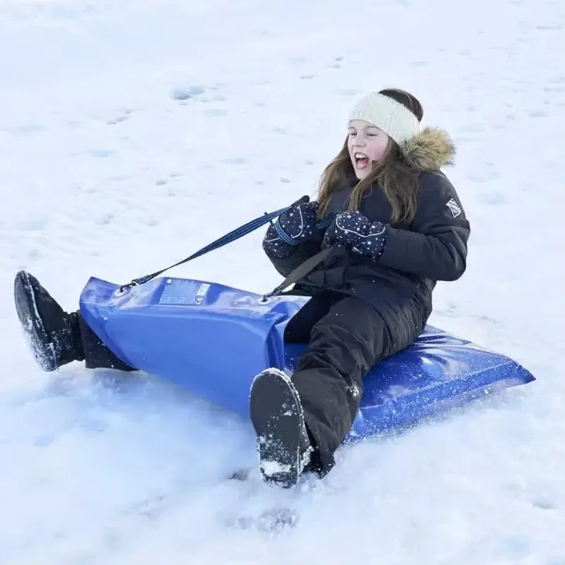 

Custom Snow Sliders Outdoor PVC Durable Children's Toys Snow Sliders Foam Board Mattress Sleigh with Rope Children and Adults