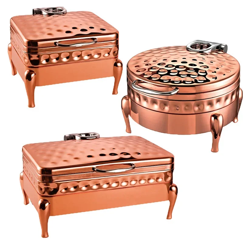 Buffet stove Thickened hydraulic cover Visual stove, heated breakfast holding stove