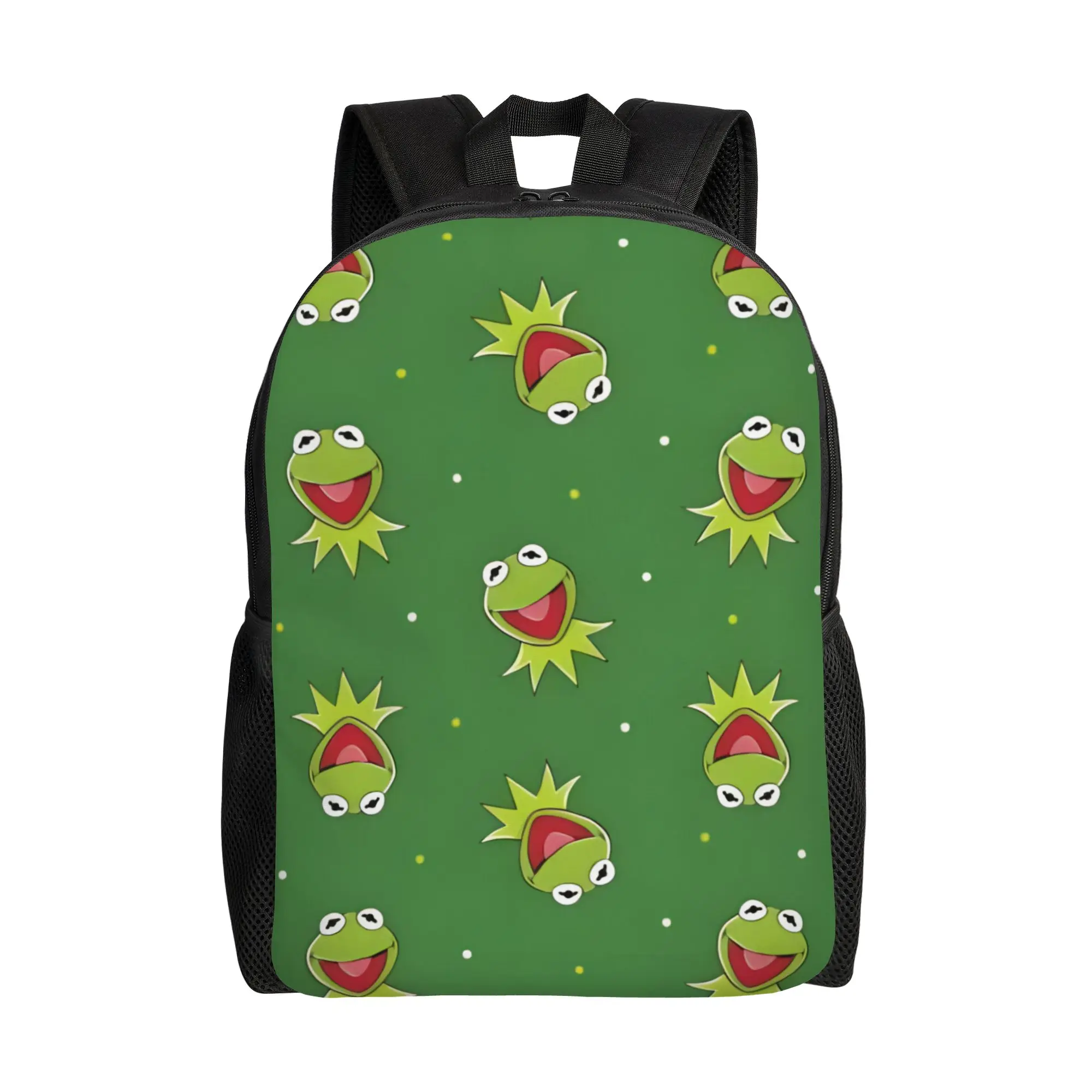 

Рюкзак Disney Smug Frog, прочный, на плечо, с изображением лягушонка Кермита, новый, к началу учебного года