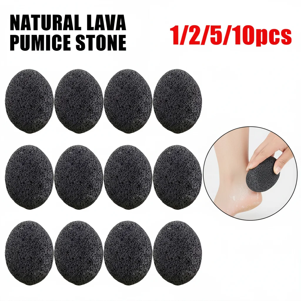 Natural Volcanic Stone Foot Exfoliator Rain Flower Tool for Removing Dead Skin Calluses Heels Soles - Foot Repair Magic Tool
