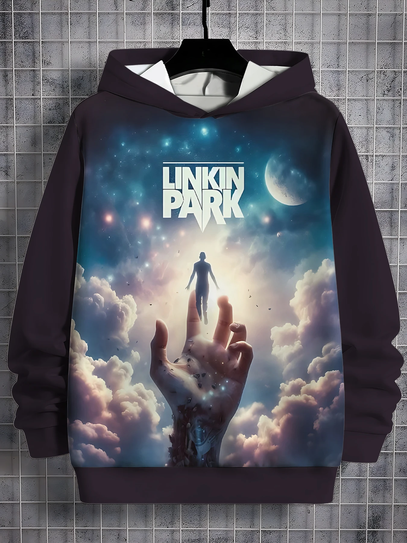 ثلاثية الأبعاد طباعة العالم روك باند لينكين P-Park جميع المواسم الأطفال بلوزة غير رسمية كول البلوز القمم للجنسين الملابس صبي فتاة هوديس #3