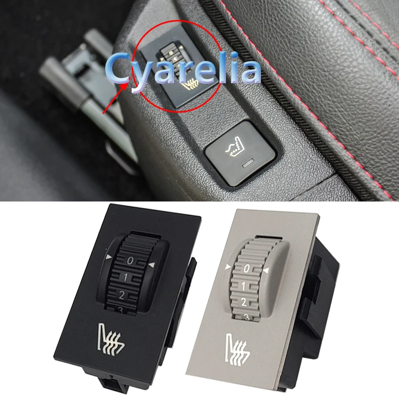 Car Seat Heated Switch Heating Control Button for Peugeot 207 308 407 508 607 807 RCZ for Citroen C5 Auto Accessories