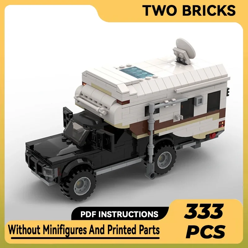 City Car Model Moc Building Bricks Perfect C-10 Classics Camper Technology Modular Blocks Gifts Christmas Toys DIY Sets Assembly