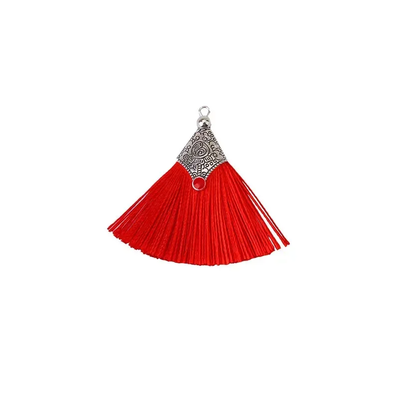 5/10Pcs Mini Craft Tassel Handmade Soft Tassel General Cap Fish Mouth Fan Tassel for Earring Jewelry Making DIY Projects