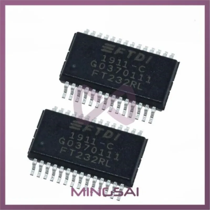 5pcs IC Chips FT232RL FT232R FT232 FT245RL FT245 USB to Serial UART 28-SSOP Original Integrated Circuits for Arduino