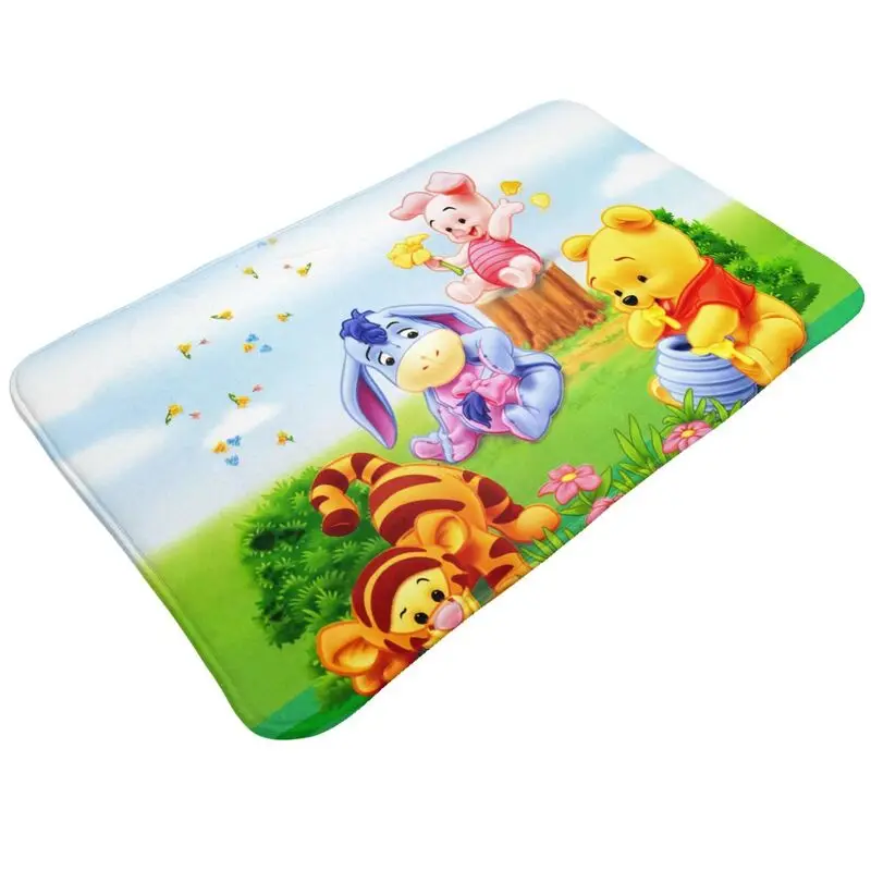 Personalized Funny Cartoon Winnie The Pooh Doormat Mat Anti-Slip Bathroom Kitchen Toilet Rug Carpet 40*60cm