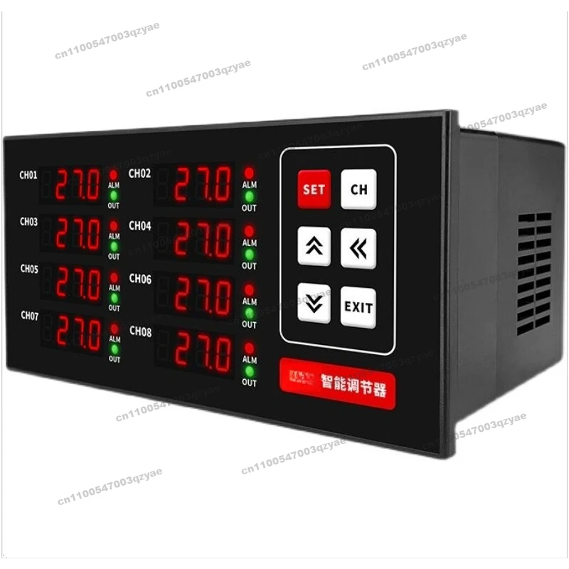 For Multi-channel Digital Display Thermostat 6 Channels 8 Channels PID Temperature Control Upper and Lower Limit Control