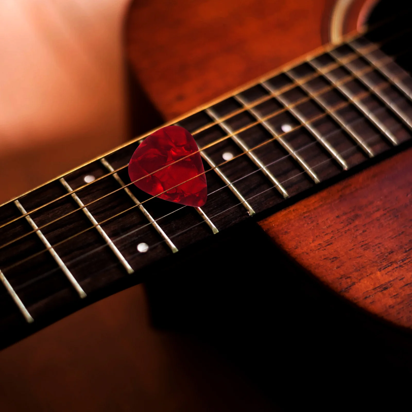 

10Pcs Guitar Picks Smooth Colorful Celluloid Guitar Picks for Bass Ukulele Mandolin Banjo Instrument Enthusiasts