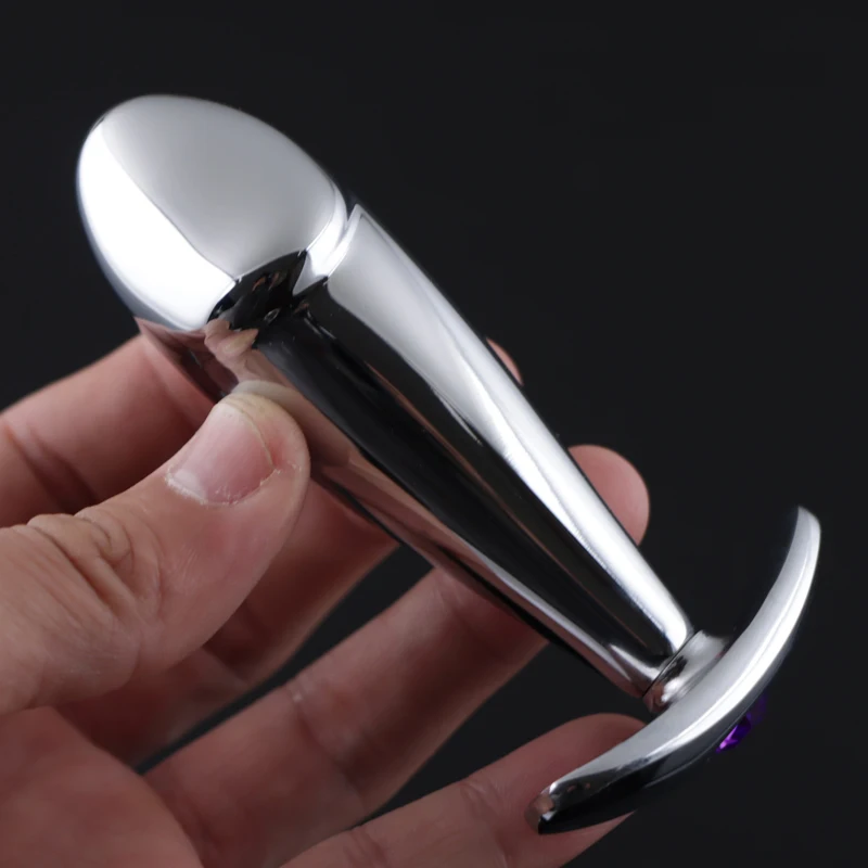 InDispensThings-Dilatateur anal en acier inoxydable, masseur de prostate, plug anal en métal, masseur clitoridien, stimulateur de point G, 18 +