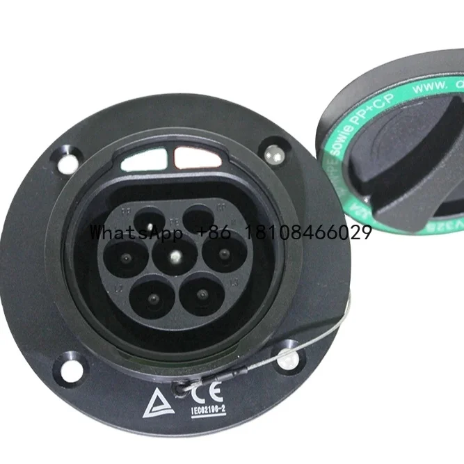

DUOSIDA New Design Supply Type 2 32 Amp Vehicle Inlets for Car
