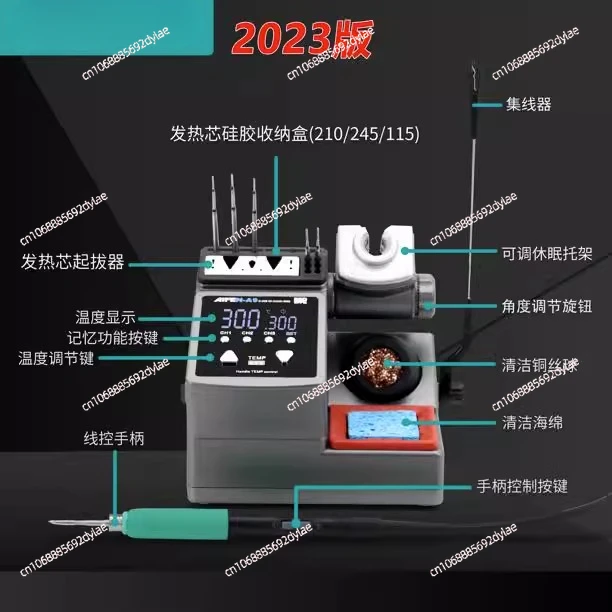 A9 Pro 120W Digital Soldering Station Using 115/210/245 soldering iron tip Soldering Iron Handle control Rapid heating