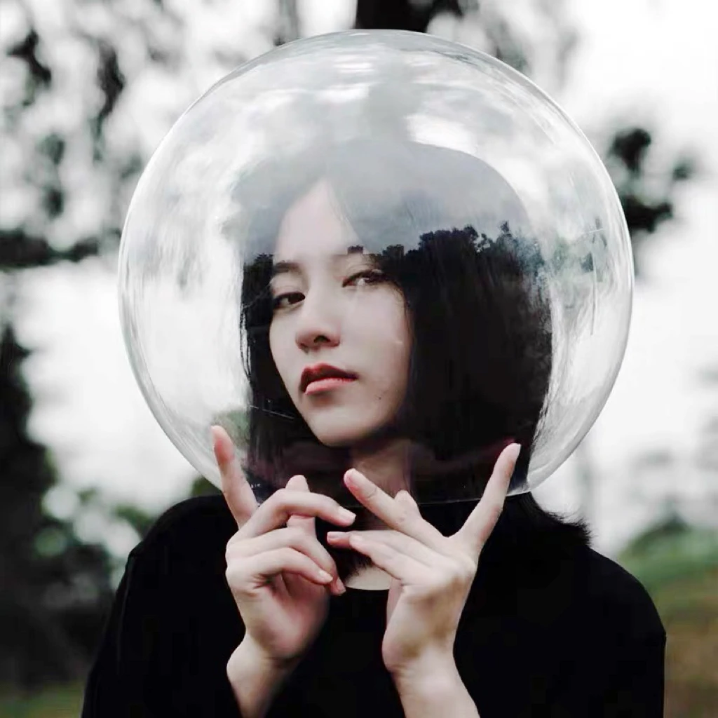 อะคริลิคใสโดม Photoshoot และทรงกลมใสสำหรับแสดงอะคริลิค Lucite Globe ฝาครอบ