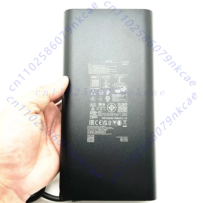 for Dell Alienware X16 280W Power Adapter 19.5V 14.36A Charger