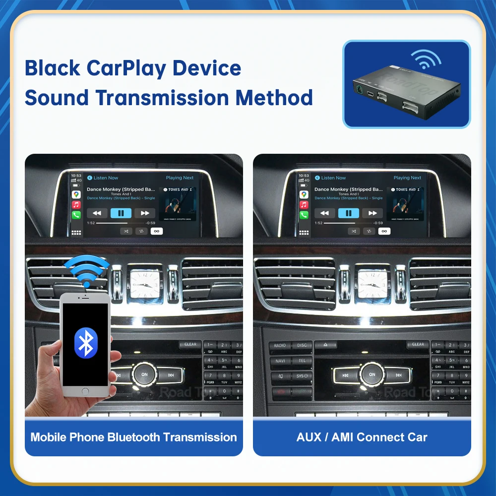 メルセデスベンツEクラス,w212,w213,eクーペ,c207,2012-2016と互換性のある,ワイヤレス,Android,Airplay,ミラーリンク用のCarplayワイヤレスインターフェース