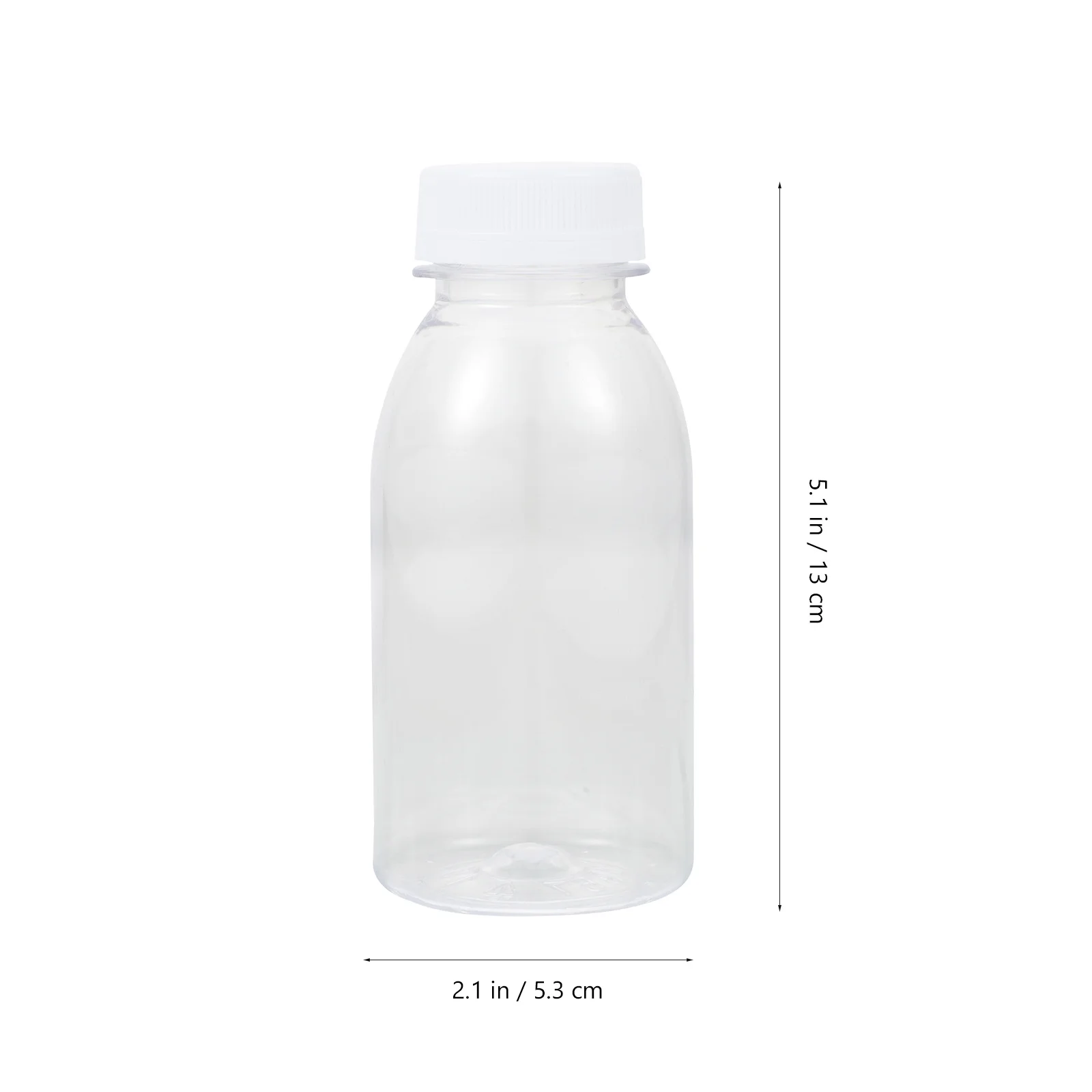 

20pcs 350Ml Transparent Drink Bottles For Juice Milk Smoothie Storage Empty Bottles Beverage Containers Kitchen Barware Supplies