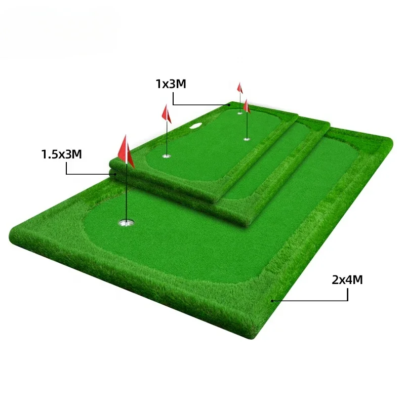 Putter Training Mats, Non-slip Golf Training Equipment, Golf Putting Green Flags, Golf Accessories