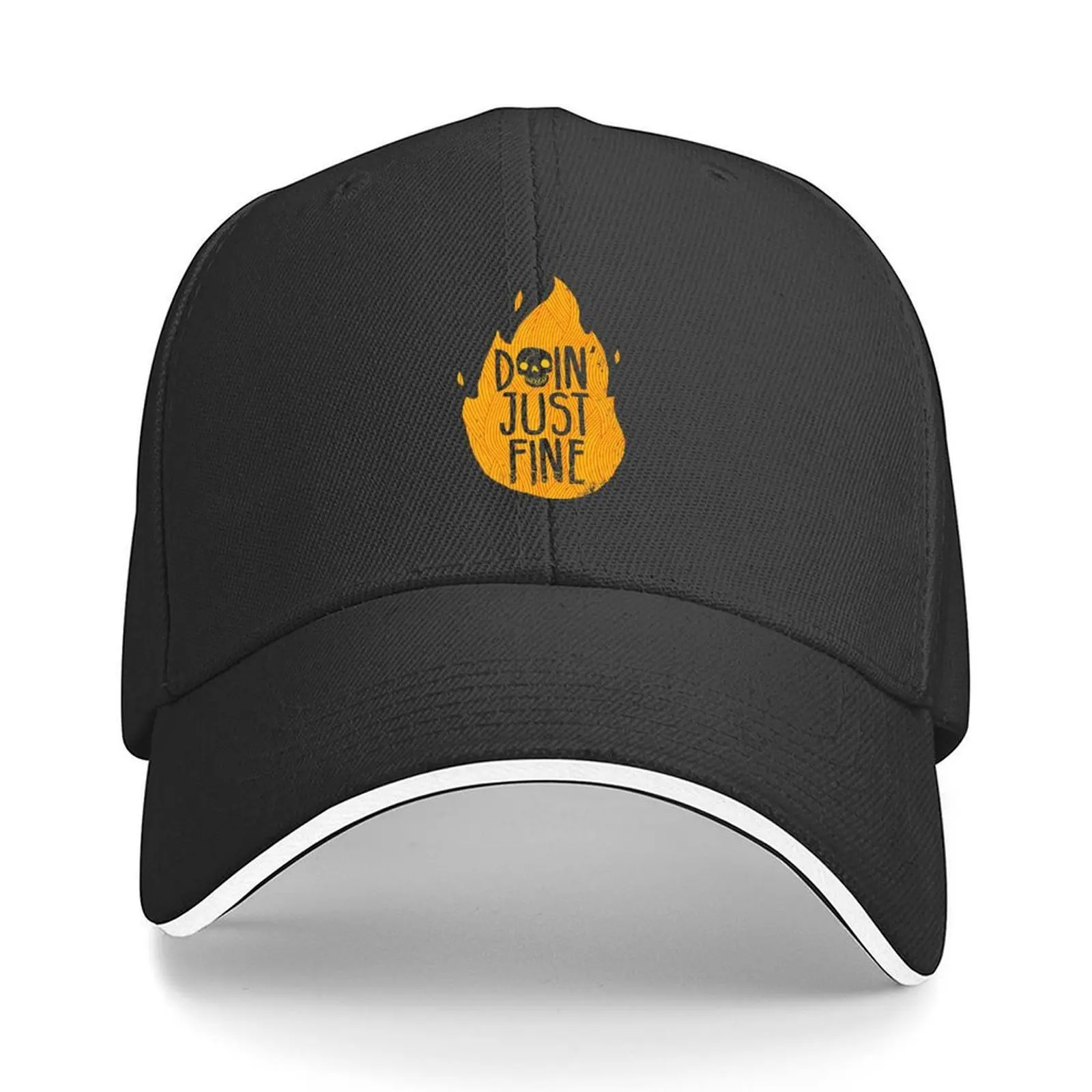 

Doin' Just Fine Baseball Cap Wild Ball Hat Rave Christmas Hat Military Cap Man Women Hats Men's