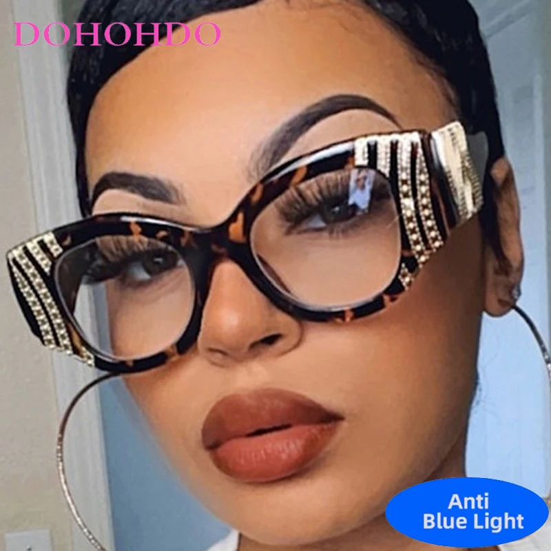 

Punk Metal Decoration Blue Light Blocking Glasses Women Man Steampunk Fashion Luxury Designers Computer Glasses For Office Work