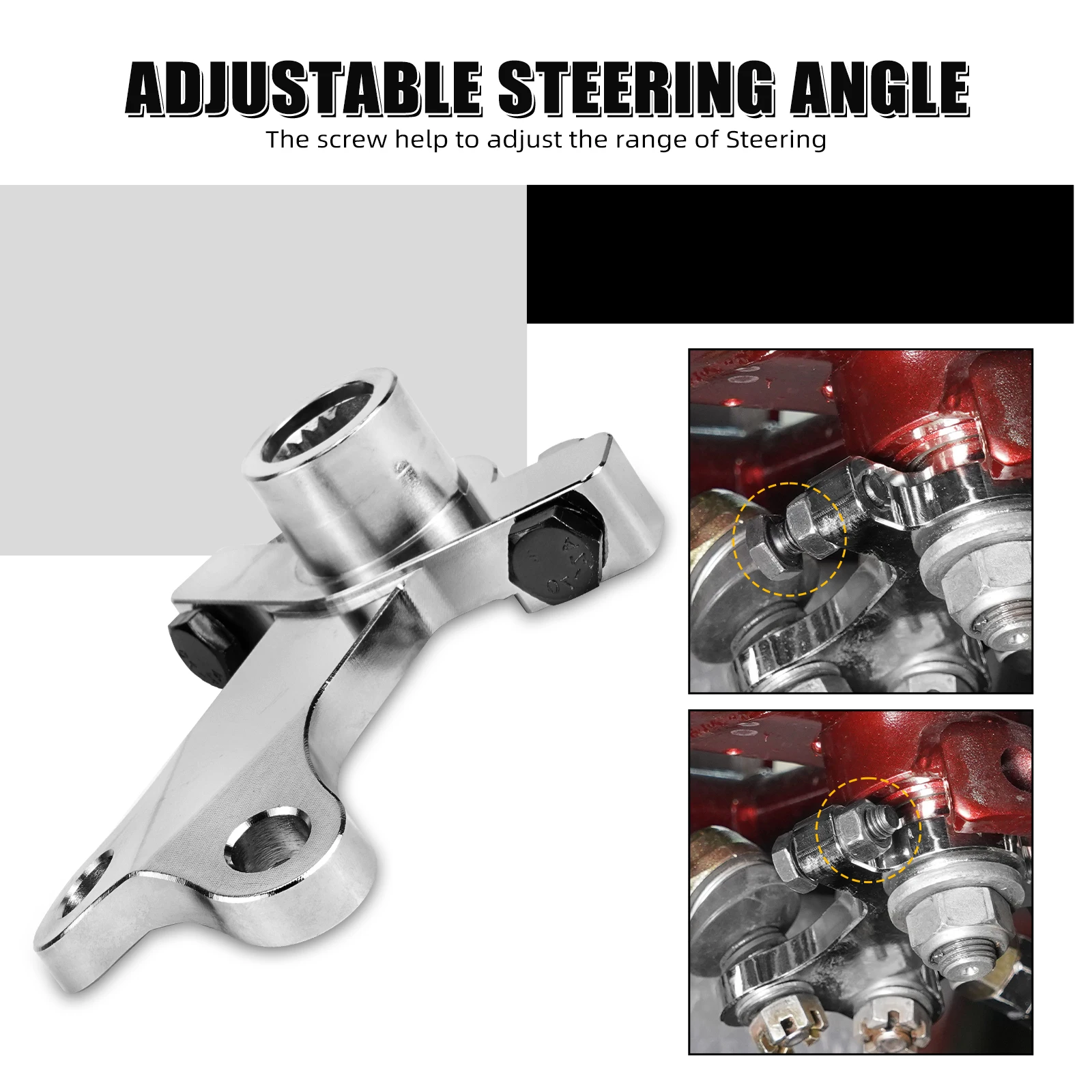NICECNC For Yamaha YFZ450R 2009-2013 Steering Stem Pitman Arm YFZ450X 2010-2011 1TD-F3816-00-00 ATV Accessories Adjustable