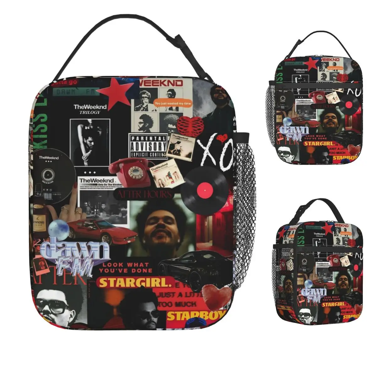 

The Weeknds Rapper Singer Lunch Bag New Album Hurry Up Tomorrow Funny Lunch Box For Unisex Travel Cooler Bag Tote Food Bags