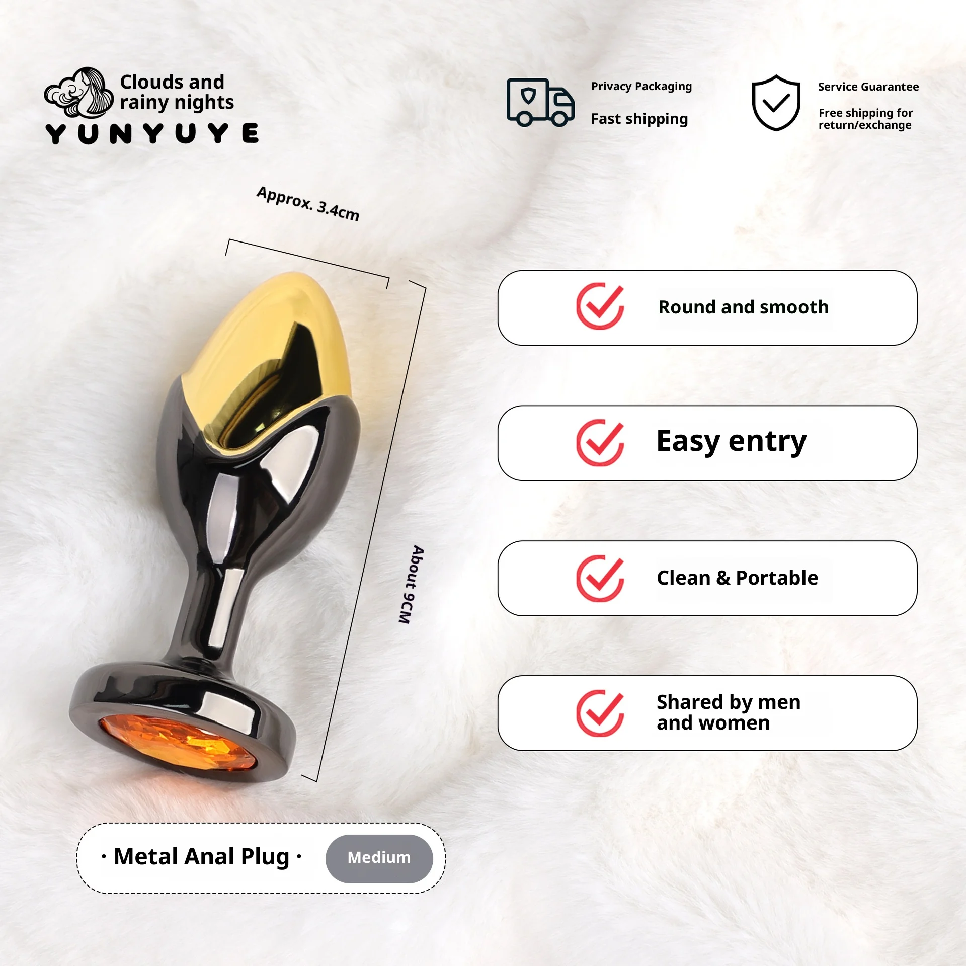 أسود وذهبي مرصع بالألماس قاعدة معدنية بعقب المكونات مناسبة للأزواج مقاسات S/M/L المبتدئين إلى المستخدمين المتقدمين الجنس لعب +18