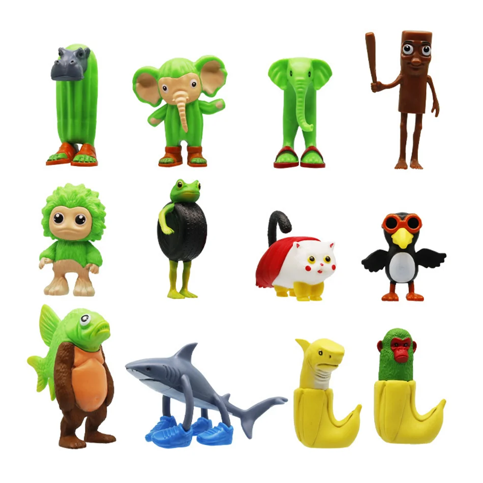 Tung Tung Tung Sahur Figure Toy Tralalero Tralala Figure Toy Key Chain Tung Tung Tung Sahur Keychain Toy Birthday Gift Blind Box