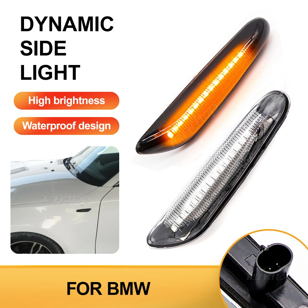 LED Flashing Direction Indicator Lamp Streamer Turn Signals Light For Car For BMW Series E90 E91 E92 E93 E60 E87 E82 E46 E61 E83